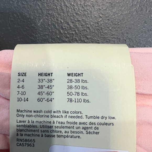 4/$30🌿NWT TUCKER + TATE Kids 'So Fine' Microfiber Tights in Pink English(10-14) - Picture 3 of 4